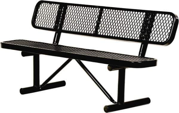 Vestil - 6' Long x 20" Wide, Steel Bench Seat - All Tool & Supply