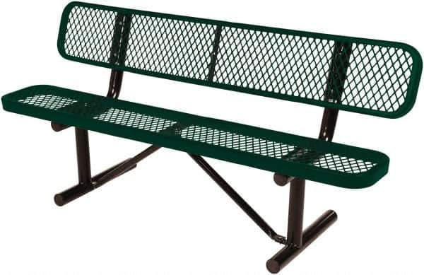 Vestil - 6' Long x 20" Wide, Steel Bench Seat - All Tool & Supply