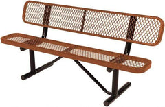 Vestil - 6' Long x 20" Wide, Steel Bench Seat - All Tool & Supply