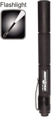 Bayco - LED Bulb, Industrial/Tactical Flashlight - Black Aluminum Body, AAA Batteries - All Tool & Supply