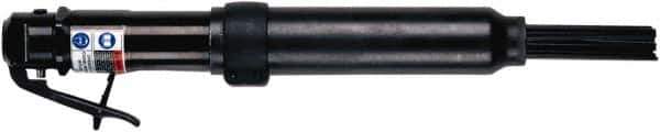 Chicago Pneumatic - 4,300 BPM, 15/16" Bore Diam, Pneumatic Inline Needle Scaler - 7" Needle Length, 1" Stroke Length, 2.38 CFM, 90 psi, 1/4 NPT Inlet - All Tool & Supply