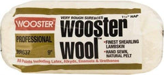 Wooster Brush - 1-1/2" Nap, 9" Wide Paint Roller - Extra-Rough Texture, Lambswool - All Tool & Supply