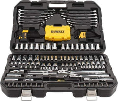 DeWALT - 168 Piece 1/4 & 3/8" Drive Mechanic's Tool Set - Comes in Blow Molded Case - All Tool & Supply