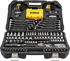 DeWALT - 142 Piece 1/4 & 3/8" Drive Mechanic's Tool Set - Comes in Blow Molded Case - All Tool & Supply