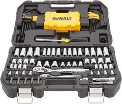 DeWALT - 108 Piece 1/4 & 3/8" Drive Mechanic's Tool Set - Comes in Blow Molded Case - All Tool & Supply