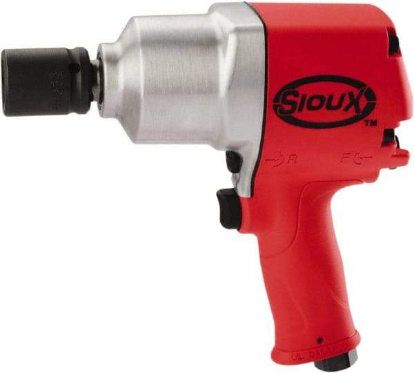 Sioux Tools - 3/4" Drive, 6,700 RPM, 1,050 Ft/Lb Torque Impact Wrench - Pistol Grip Handle, 1,050 IPM, 5.6 CFM, 90 psi, 3/8" NPT Inlet - All Tool & Supply