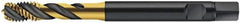 Walter-Prototyp - 5/16-24 UNF 3 Flute 2B Modified Bottoming Spiral Flute Tap - Cobalt, TiN Finish, 89.99mm OAL, Right Hand Flute, Right Hand Thread, Series AS2351005 - All Tool & Supply