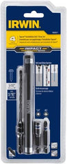 Irwin - 4 Piece 3/16" Concrete Anchor Installation Kit - For Use with Impact Drivers and Rotary Drills - All Tool & Supply