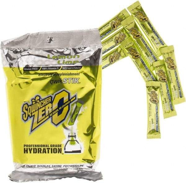 Sqwincher - 0.11 oz Packet Sugar Free Lemon-Lime Activity Drink - Powdered, Yields 20 oz - All Tool & Supply