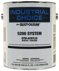 Rust-Oleum - 1 Gal Masstone Semi Gloss Finish Acrylic Enamel Paint - Interior/Exterior, Direct to Metal, <250 gL VOC Compliance - All Tool & Supply