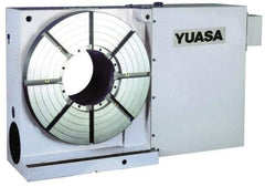 Yuasa - 1 Spindle, 25 Max RPM, 15.75" Table Diam, 2 hp, Horizontal & Vertical CNC Rotary Indexing Table - 500 kg (1100 Lb) Max Horiz Load, 281.94mm Centerline Height - All Tool & Supply