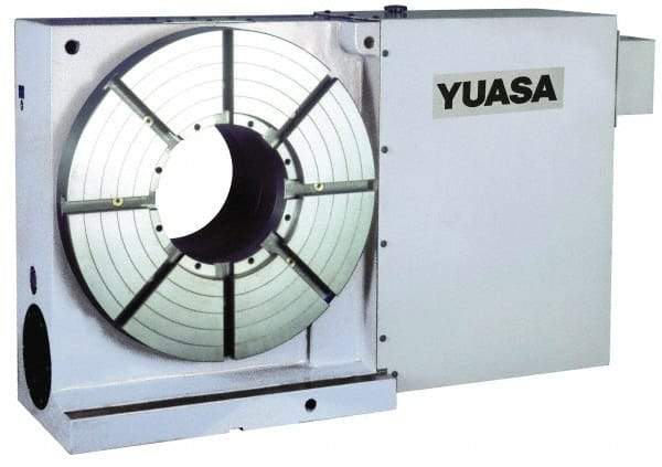 Yuasa - 1 Spindle, 25 Max RPM, 19.68" Table Diam, 2 hp, Horizontal & Vertical CNC Rotary Indexing Table - 980 kg (2156 Lb) Max Horiz Load, 309.88mm Centerline Height - All Tool & Supply