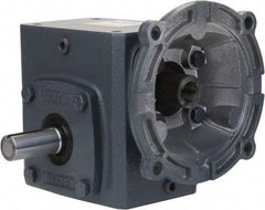 Boston Gear - 3-3/4 Centerline Distance, 40:1, 44 RPM Output, 3.33 Input Horsepower, 3,747 Lbs. Max Torque, Speed Reducer - Part No. F738-40-B7-G, 1-5/8" Shaft Diam, Single Shaft Left, 7/8" Bore, 10.44" High, 140TC NEMA - All Tool & Supply