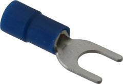 Thomas & Betts - #10 Stud, 16 to 14 AWG Compatible, Partially Insulated, Crimp Connection, Standard Fork Terminal - All Tool & Supply