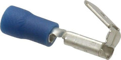 Thomas & Betts - 16 to 14 AWG, Vinyl, Fully Insulated, Piggyback Wire Disconnect - 1/4 Inch Wide Tab, Blue, RoHS Compliant, UL 94 V-0 - All Tool & Supply