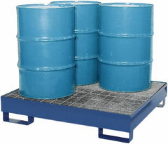 Enpac - Spill Pallets, Platforms, Sumps & Basins Type: Spill Deck or Pallet Number of Drums: 4 - All Tool & Supply