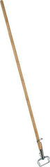 PRO-SOURCE - 60" Standard Wood Quick Connect Mop Handle - Metal Connector, Use with Wet Mops - All Tool & Supply