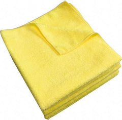 PRO-SOURCE - Reusable Microfiber Wipes - 14" x 14" Sheet Size, Yellow - All Tool & Supply