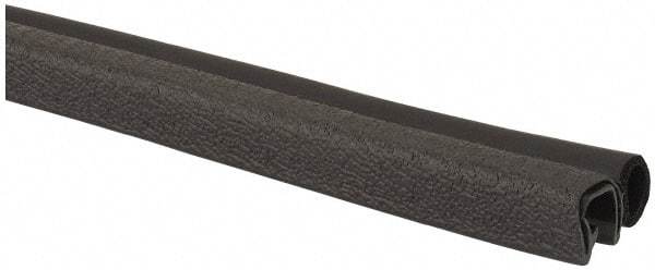 TRIM-LOK - 1/4 Inch Thick x 0.42 Inch Wide, PVC/EPDM, Trim Seal Wear Strip - 1/4 Inch Wide - All Tool & Supply