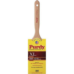 Purdy - 3" Flat Synthetic Trim Brush - Wood Fluted Handle - All Tool & Supply