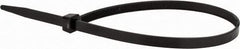 Value Collection - 14-1/2" Long Black Nylon Standard Cable Tie - 120 Lb Tensile Strength, 106mm Max Bundle Diam - All Tool & Supply