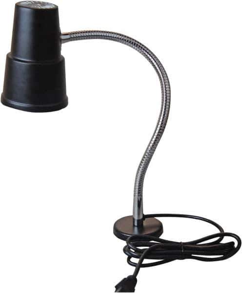 Value Collection - 120 VAC, 60 Watt, Gooseneck Machine Light - Magnetic Mount, 5 Ft. Cord, Black - All Tool & Supply