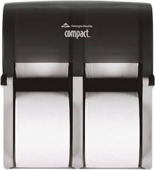 Georgia Pacific - Coreless Four Roll Plastic Toilet Tissue Dispenser - Exact Industrial Supply