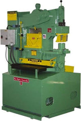 Uni-Hydro - 9" Throat Depth, 80 Ton Punch Pressure, 2" in 1/2" Punch Capacity Ironworker - 7-1/2 hp, 3 Phase, 220/480 Volts, 46" Wide x 70" High x 37" Deep - All Tool & Supply