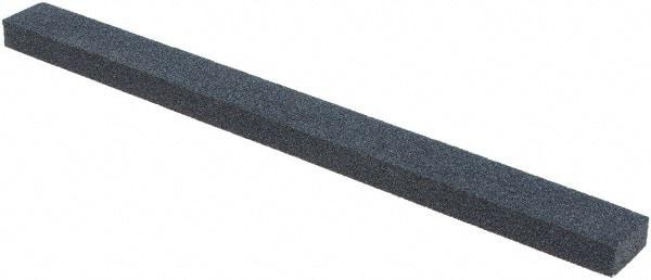 Made in USA - 150 Grit Silicon Carbide Rectangular Polishing Stone - Medium Grade, 1/2" Wide x 6" Long x 1/4" Thick - All Tool & Supply