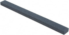 Made in USA - 180 Grit Silicon Carbide Rectangular Polishing Stone - Medium Grade, 1/2" Wide x 6" Long x 1/4" Thick - All Tool & Supply