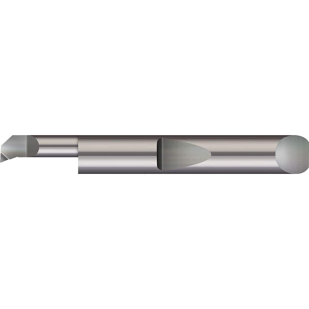 Micro 100 - Boring Bars; Minimum Bore Diameter (Decimal Inch): 0.0600 ; Maximum Bore Depth (Decimal Inch): 0.5000 ; Maximum Bore Depth (Inch): 1/2 ; Material: Solid Carbide ; Boring Bar Type: Boring ; Shank Diameter (Decimal Inch): 0.1875 - Exact Industrial Supply