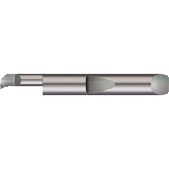 Micro 100 - Boring Bars; Minimum Bore Diameter (Decimal Inch): 0.1600 ; Maximum Bore Depth (Decimal Inch): 1.2500 ; Maximum Bore Depth (Inch): 1-1/4 ; Material: Solid Carbide ; Boring Bar Type: Boring ; Shank Diameter (Decimal Inch): 0.1875 - Exact Industrial Supply