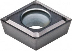 Kennametal - CPMT32.52 FW Grade KCU10 Carbide Turning Insert - AlTiN Finish, 80° Diamond, 3/8" Inscr Circle, 5/32" Thick, 1/32" Corner Radius - All Tool & Supply