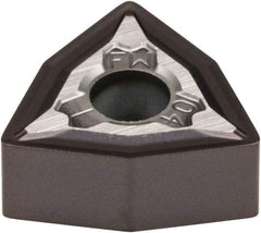 Kennametal - WNMG332 FW Grade KCU10 Carbide Turning Insert - AlTiN Finish, 80° Trigon, 3/8" Inscr Circle, 3/16" Thick, 1/32" Corner Radius - All Tool & Supply