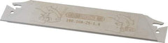 Seco - 0.984" Blade Height, 0.047" Blade Width, 5.91" OAL, Neutral Cut, Double End Indexable Cut-Off Blade - 150.10A Blade, 150.10 Series - All Tool & Supply