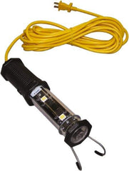 Made in USA - 120 VAC, 4 Watt, Electric, LED Portable Handheld Work Light - 25' Cord, 1 Head - All Tool & Supply