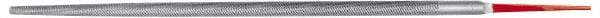 Simonds File - 8" Long, Smooth Cut, Round American-Pattern File - Double Cut, Tang - All Tool & Supply