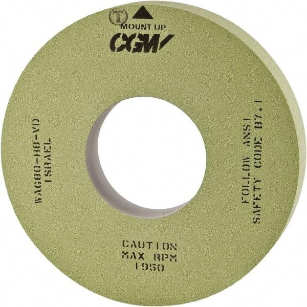 Camel Grinding Wheels - 16" Diam x 5" Hole x 3" Wide Centerless & Cylindrical Grinding Wheel - 80 Grit, Aluminum Oxide, Type 1, Vitrified Bond, No Recess - All Tool & Supply