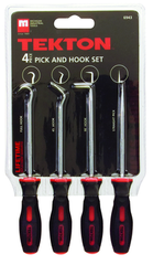 4 Piece - Hose Remover Set - Includes: 4 Hose Removers with long and short; standard and offset hooks - Long pullers are 13" long - All Tool & Supply