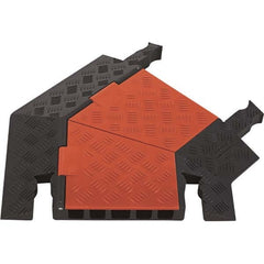 Checkers - On Floor Cable Covers Cover Material: Polyurethane Number of Channels: 5 - All Tool & Supply