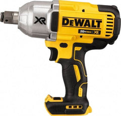 DeWALT - 3/4" Drive 20 Volt Mid-Handle Cordless Impact Wrench & Ratchet - 400/900/1,200 RPM, 0 to 2,400 BPM, 700 Ft/Lb Torque, Lithium-Ion Batteries Not Included - All Tool & Supply