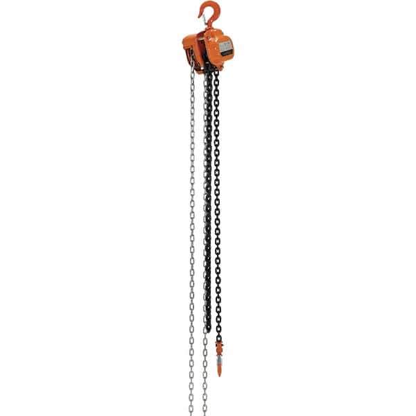 Vestil - 2,000 Lb Lifting Capacity, 10' Lift Height, Hand Hoist - Made from Chain - All Tool & Supply