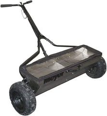 Meyer Products - 100 Lb Stainless Steel Walk Behind Drop Landscape Spreader - 13" Pneumatic Wheels - All Tool & Supply