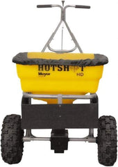 Meyer Products - 100 Lb Polypropylene Stainless Steel Walk Behind Broadcast Landscape Spreader - 13" Pneumatic Wheels - All Tool & Supply