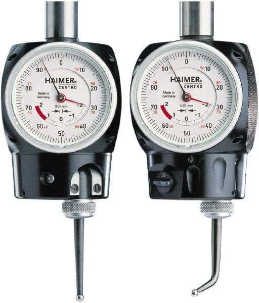 HAIMER - Positioning Indicators Type: Dial Positioning Indicator Point Diameter (mm): 5.00 - All Tool & Supply