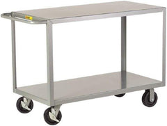 Little Giant - 3,600 Lb Capacity, 24" Wide x 41-1/2" Long x 36" High Shelf Cart - 2 Shelf, Steel - All Tool & Supply