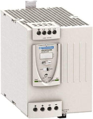 Schneider Electric - 480 Watt, 20 Amp, 380 to 500 VAC Input, 24 VDC Output, DIN Rail Power Supply - Screw Connection, 165mm Wide x 155mm Deep x 143mm High, 92-100% Efficiency, Green LED Output, Red LED Output - All Tool & Supply