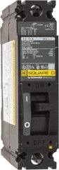 Square D - 15 Amp, 240 VAC, 1 Pole, Individually Mounted Molded Case Circuit Breaker - Thermal Magnetic Trip, 10 kA at 240 VAC Breaking Capacity, 12-4 (Aluminum), 14-4 (Copper) AWG, 4.13 Inch Deep x 6 Inch High x 1-1/2 Inch Wide - All Tool & Supply