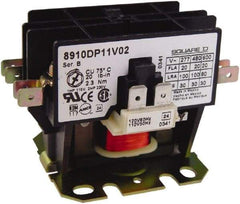 Square D - 2 Pole, 20 Amp Inductive Load, Definite Purpose Contactor - 30 Amp Resistive Rating - All Tool & Supply