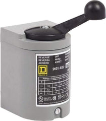 Square D - NEMA, Enclosed Manual Motor Starter - 1-1/2 hp at 115 VAC, 2 hp at 200 VAC, 2 hp at 230 VAC & 2 hp at 575 VAC, CSA LR25490 Class 3211 05, NEMA 1 & UL Listed File E42243 CCN NLRV - All Tool & Supply